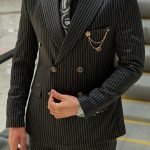 black suit